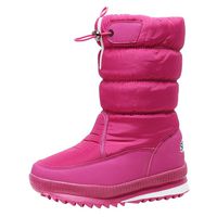 Kauneus Women's Winter Snow Rain Warm Waterproof Boots Faux Fur Lined Anti-Slip Zipper Fashion Boots Wedges Boots