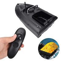 Alomejor Fishing Bait Boat RC Fish Lure Boat 500m Wireless Bait Casting Yacht Fish Finder Boat 1.5 KGS Lure Load(US 110-240V)