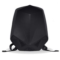 Clearon Electric Bluetooth Backpack Speaker | Portable Charger, EDR Speaker, Nylon EVA Hard-Shell Waterproof Material & Modern Swag Design (Leather Black)