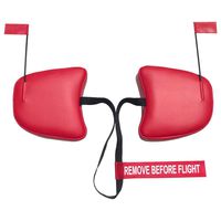 Cessna 172S Single Engine Cowl Plugs w/ 12" Remove Before Flight Safety Streamer