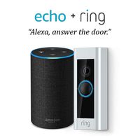 Echo (2nd Generation) - Charcoal Fabric with Ring Video Doorbell Pro