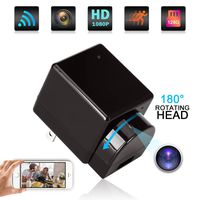 Spy Hidden USB Charger Camera ZXWDDP Rotates 180°1080P WiFi Cam, USB Wall Charger Camera with Motion Detection/Loop Recording Function for Home Security Monitoring Real-time Viewing of Maximum 128GB