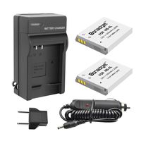 Bonadget NB-4L Battery Charger Set, 1200mah 2-Pack CB-2LV Replacement Battery Compatible with Canon PowerShot ELPH 100/300/310 HS, SD1000/1100 IS/1400 is, SD200, SD30/300, SD40/400/430/450, SD600/630