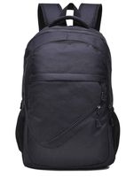 College Backpack for Men Slim Travel Backpack with Laptop Compartment for Men School (Black)