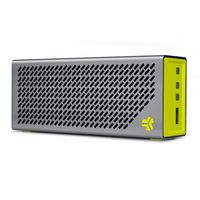 JLAB Crasher-SLVYLW-Box Audio Crasher Loud Portable Bluetooth Stereo Speaker with 18 Hour Battery - Sport Yellow/Gray
