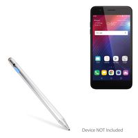 LG Phoenix Plus Stylus Pen, BoxWave [AccuPoint Active Stylus] Electronic Stylus with Ultra Fine Tip for LG Phoenix Plus - Metallic Silver
