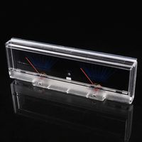 Zripool Power Amplifier Panel Dual Analog VU Meter Audio Level dB Meter with Backlit