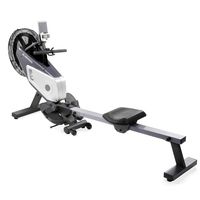 MaxKare Rowing Machine Air Rower Dual Belt Dynamic Air Resistance with LCD Monitor for Home Use