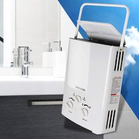 Finlon Tankless Water Heater Propane Portable LPG Propane Gas 6L Hot Water Heater Instant Boiler Outdoor