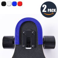 Max-Pro Longboard Deck Protector,Durable Shock Absorbing Rubber Cover with Excellent Grip Guards for Skateboard Deck in Blue
