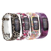 Tkasing Silicone Wristbands Replacement Bands with Clasps Compatible with Garmin Vivofit 2/Garmin Vivofit 2 Wrist Bands (No Tracker) (7 Colors C)