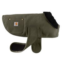 Carhartt Chore Coat, Dog Vest, Water Repellent Cotton Duck Canvas, Army Green, Small