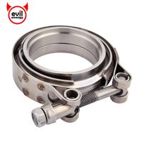 EVIL ENERGY 3.5 Inch Stainless Steel Exhaust V Band Clamp Male Female Flange