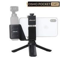 ULANZI Mobile Phone Holder Mount with Mini Table Tripod for DJI Osmo Pocket Vlogging Fixed Stand Bracket Osmo Pocket Camera Accessories