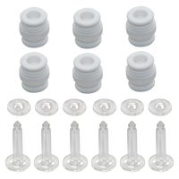 SAMLOO Damping Rubber Balls and Anti-Drop Securing Pins Kit for DJI Phantom 3 / Phantom 2 Professional Advanced Gimbal Mount