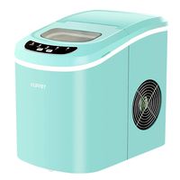 KUPPET Portable Ice Maker Countertop Ice Cube Maker Machine with 26lbs Daily Capacity, 9 Ice Cubes Ready in 8 Minutes