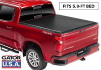 Gator ETX Soft Roll Up Truck Bed Tonneau Cover | 137245 | fits 2019 GMC Sierra/Chevy Silverado 1500 (New Body Style), 5.8' Bed | Made in the USA