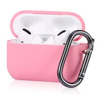 Joyleop Pink Case for Airpods 3/for Airpods Pro,Cute Character Silicone Funny Fashion Air pods Charging Cover,Soft Colorful Cool Skin Kits with Anti-Lost Carabiner,Unique Protective Cases for Airpod 3