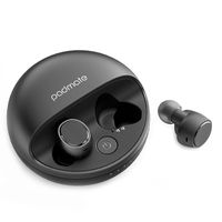 Noise Cancelling Wireless Earbuds 12H Playtime, Padmate 3D Stereo Sound Wireless Bluetooth Headphones, Built in Mic with Portable Charging Case for Workout