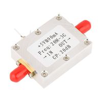 Low Noise Amplifier,1pc Low Noise Amplifier 20dB High Gain LNA 0.02-3GHZ Bandwidth RF Power Amplifier Module Board Radio Frequency