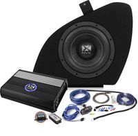 NVX B.O.O.S.T Series Powered Car Subwoofer Package w/Amplifier Kit for Tesla Model S [PBK-TSLAS-VCW104]