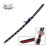 Sword Valley Handmade Katana Japanese Samurai Sword, ONE Piece Roronoa Zoro Anime Swords, Shusui Lengthen Version