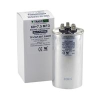 TradePro 60/7.5 MFD Replaces Both 440 and 370 Volt Round Run Capacitors Dual Capacitor 60 + 7.5