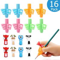 Pencil Grips - Pencil Grips for Kids Handwriting, Ergonomic Writing Training Aid Correction Silicon Gel Pencil Grip for Children Preschoolers (16 pack)