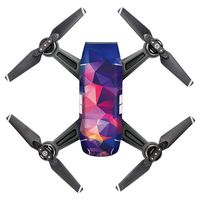 GBSELL Waterproof Decal Skins Sticker Body Protector for DJI Spark Mini Drone (K)