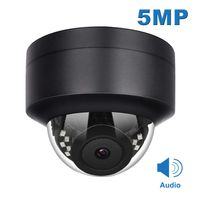 Anpviz 5MP PoE IP Dome Camera with Microphone(Compatible Hikvision),Audio, IP Security Camera Outdoor Night Vision 98ft Weatherproof IP66 Indoor Outdoor ONVIF Compaliant Wide Angle 2.8mm #IPC-D250B-S