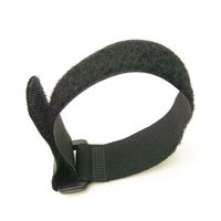 COCS 20 PCS Reusable Fastening Cable Strap Cord Wire Organizer for Home Office Multipurpose Cable Ties Wire Management (Black)