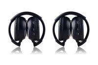 Crusar 2-Pack IR Wireless Two-Channel Foldable Headphones for Car
