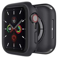Caseology Nero Desiged for Apple Watch Case for 44mm Series 5 (2019) and Series 4 (2018) - Black