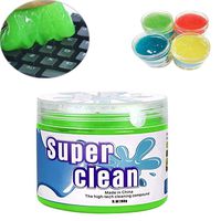 Keyboard Cleaning Gel Auto Car Detailing Cleaning Gel Super Soft Sticky Dust Removing Glue Magic Cleaning Tool Remove Crumbs Dust, Hair for PC Keyboards, Car Vents, Cameras, Printers, Calculators