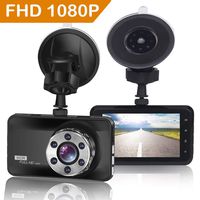 Dash Cam, Car Dash Camera Dashboard 3.0 Inch HD Screen FULL 1080P 170 Degree Super Wide Angle Cameras Recorder Support G-Sensor, Motion Detection, Parking Mode Super Night Vision