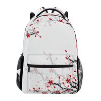 ALAZA Japanese Cherry Blossom Sakura Large Backpack Personalized Laptop iPad Tablet Travel School Bag with Multiple Pockets for Men Women College