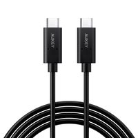 AUKEY USB-C to USB-C Cable, USB 2.0 Type-C Cable (9.9ft/3m) for MacBook Pro, Nintendo Switch, ChromeBook Pixel, Nexus 6P 5X, Google Pixel and More