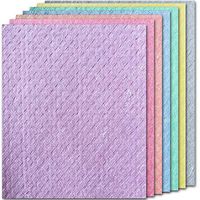 All My Delight Swedish Dishcloth Sponge 7-Pack-Super Absorbent - Better, Cheaper and More Effective Than Paper Towels