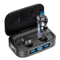 Wireless Earbuds,Xunpuls Bluetooth 5.0 in-Ear TWS Earbuds Auto Pairing Earphones with 2000mAh Charging Case LED Battery Display 95H Playtime, IPX5 Waterproof Built-in Mic Headsets for Sports Running
