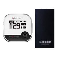 GolfBuddy Aim V10 LCD Display Talking Golf Green GPS + USB Charging Power Pack