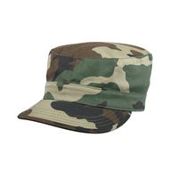 Rothco Fatigue Cap, Woodland Camo, Medium