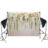 Idomeo Flower Wall Wedding Photography Props 3D Photo Background Cloth