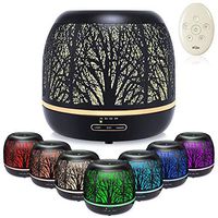 Yolife 500ML Essential Oils Diffuser with Remote Control, Premium Iron Aromatherapy Diffuser with 7 Color Lights, Oil Ultrasonic Humidifier for Home, Baby Room, Office, Yoga, Gift