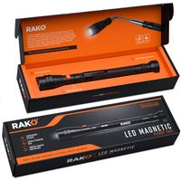 RAK Magnetic Pickup Tool with LED Lights - Telescoping Magnet Pick Up Gadget Tool - Unique Tool Gift for Men, DIY Handyman, Father/Dad, Husband, Boyfriend, Him, Women