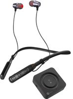 VantInter V1 TV Earbuds Wireless with Bluetooth Transmitter, Plug n Play, Volume Control, No Delay, In-Ear Headphones for TV Listening and Watching