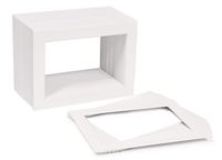 Golden State Art, Acid Free, Pack of 100 5x7 White Picture Mats Mattes with White Core Bevel Cut for 4x6 Photo