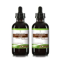 Goldenseal Leaf Tincture Alcohol Liquid Extract, Organic Goldenseal Leaf (Hydrastis Canadensis) Dried Leaf (2x4 FL OZ)