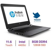 HP ProBook 11.6'' HD Touchscreen Laptop PC, Intel Pentium 4405U Processor, WiFi, Webcam, Bluetooth 4.2, Spill-Resistant Keyboard, 8GB DDR4 RAM, 128GB SSD, Windows 10 Pro