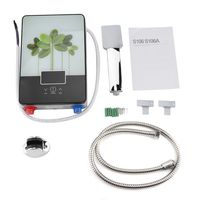 220V 6500W Green Leaves Style Tankless Instant Electric Hots Water Heater for Bathroom Shower