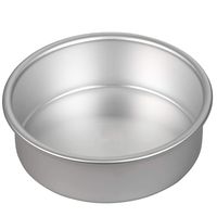 Wilton Performance Pans Aluminum Round Cake Pan, Create Delicious Cakes, Mouthwatering Quiches and More in this Durable, Even-Heating Pan, 6-Inch